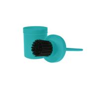 Roma Brights Hoof Oil Brush & Bottle Turquoise (One Size)