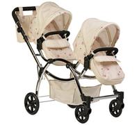 Roma Darcie Twin Dolls Pram, Cream