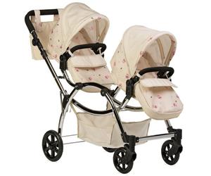 Roma Darcie Twin Dolls Pram, Cream