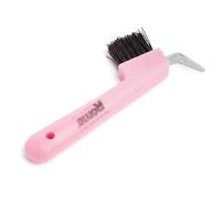 Roma Deluxe Hoof Pick with Brush - Pink
