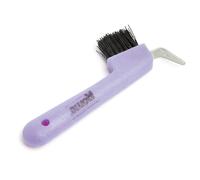 Roma Deluxe Hoof Pick with Brush - Purple