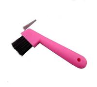 Roma Deluxe Horse Hoof Pick & Brush Dark Pink (One Size)