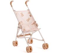 Roma Dolls Pram -Umbrella Buggy for Baby Doll - Ages 2 Years and Above, RHS, Teddy, Rupert,Foldable, Portable, Ideal First Dolls Pram (Teddy)