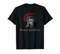 Roma Invicta - Ancient Rome Legionary Helmet - Roman History T-Shirt
