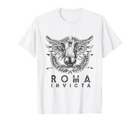 Roma Invicta Roman Eagle Aquila SPQR Laurel Wreath T-Shirt