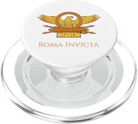 Roma Invicta - Roman Legionary Motto - SPQR Legion Eagle PopSockets PopGrip for MagSafe
