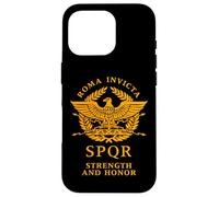 Roma Invicta SPQR Roman Eagle Strength and Honor Case for iPhone 16 Pro