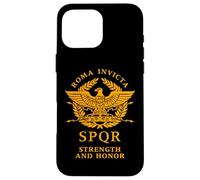 Roma Invicta SPQR Roman Eagle Strength and Honor Case for iPhone 16 Pro Max