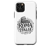 Roma Italia Ornate Vintage Lettering with Colosseum Case for iPhone 11 Pro