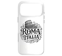 Roma Italia Ornate Vintage Lettering with Colosseum Case for iPhone 17 Pro Max