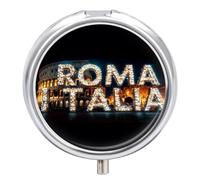 Roma Italia Pill Case 3 Compartment Pillbox