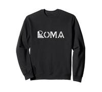 Roma Italy Souvenir - Rome Colosseum Aqueduct Word Art Sweatshirt