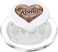 Roma Italy T-Shirt - Heart Design Rome Travel Souvenir PopSockets PopGrip for MagSafe