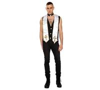 Roma Mens Sexy Priest Fancy Dress Costume Small