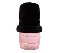 Roma Pink 2in1 Universal Pram Footmuff and Stroller Liner with Fleece Inside - Zipper Footmuff for Stroller and Pushchair, Affordable Fleece Liner for All-Season Comfort