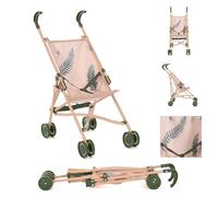 Roma RHS Umbrella Buggy- Fern Baby Doll Pram, Baby Doll Accessories, Lightweight Dolls Pram for Ages 2+, Fits Dolls Up to 20 Inches, Recycled Fabric, 55cm Handle, for Kids