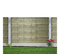 Roma Single Pack of 5 6x4ft (W: 6ft x H: 4ft) Modern Horizontal Slatted Capped Trellis Venetian Style Privacy Garden Panel Fence Topper/Wall Art/Pergola/Divider Width 1828mm x Height: 1216mm