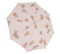Roma Teddy Dolls Pram Parasol, Universal Pram Compatibility, Bear Print, Adjustable Clamp, Stylish & Durable Dolls Umbrella, Baby doll & Dolls Pram Accessories, Ages 3+