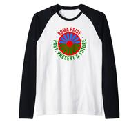 Roma Traveller Romani Flag - Roma Pride Raglan Baseball Tee