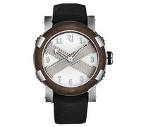 Romain Jerome Men's Titanic' A La Grande White Dial Black Rubber Strap Automatic Watch Romain Jerome White One Size