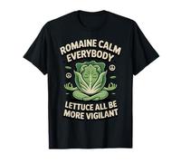 Romaine Calm Everybody Calm Lettuce Pun Yogi Yoga Lettuce T-Shirt