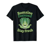Romaine Focused Stay Fresh Calm Lettuce Pun Yoga Lettuce T-Shirt