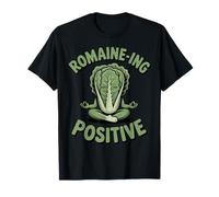 Romaine-ing Positive Calm Lettuce Pun Yogi Yoga Lettuce T-Shirt
