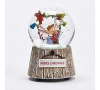 Roman 800mm Musical Snow Globe, Peanuts Charlie Brown and Snoopy Decorating