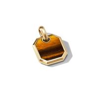 Roman Amulet in 18ct Yellow Gold with Tigers Eye, 15mm