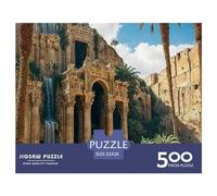 Roman Ancient Architecture Puzzle Adults Funny 500 Pieces Cartoon Anime Education Game Decoration Game Stress Relief Intellectual Toy Game Relaxation and Intelligence 500pcs (52x38cm)
