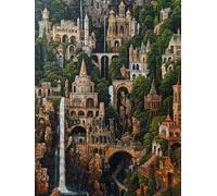 Roman Architecture Jigsaw Puzzle 6000 Piece, Puzzles for Adults 6000, The Impossible Challenge, Jigsaw Puzzle Games Classic Educational, Wooden Puzzles, for Home Wall Decoration Gift FNKL1-662