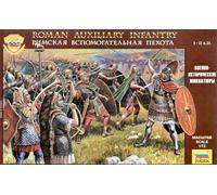 Roman Auxiliary Infantry 1-2 A.D. Figure Plastic Kit 1:72 Model ZVEZDA