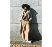 Roman Borg Single Breasted Coat In Stone Stone 18