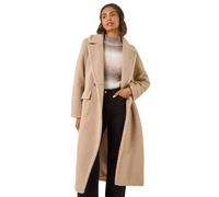 Roman Borg Single Breasted Coat In Stone Stone 20