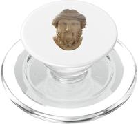 Roman Bust Of Bearded Philosopher Hellenistic Style Greek PopSockets PopGrip for MagSafe