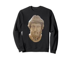 Roman Bust Of Bearded Philosopher Hellenistic Style Greek Sweatshirt