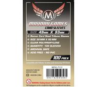 Roman Card Sized "Tribune" Card Sleeves 49mm x 93 mm (100)