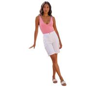 Roman Cargo Shorts for Women UK Stretch Seam Pockets Mom Boyfriend Summer Spring Casual Smart Pants Pull On Holiday Beach Bengaline Cropped Capri Trouser Bottoms