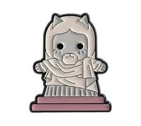 Roman Cat Statue Enamel Lapel Pin - Cute Classical Sculpture Cat Hard Enamel Brooch Badge Inspired by Ancient Roman and Greek Statue Art for Jackets, Backpacks and Lanyards - 2.3cm x 2.8cm