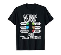 Roman Catholic Deacon Duties Religious Joke T-Shirt