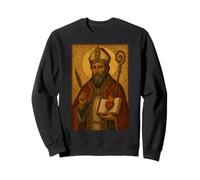 Roman Catholic Icon of St Augustine of Hippo Sweatshirt