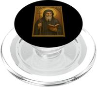 Roman Catholic Icon of St. Benedict of Nursia PopSockets PopGrip for MagSafe