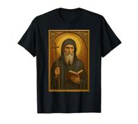 Roman Catholic Icon of St. Benedict of Nursia T-Shirt