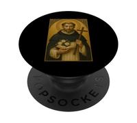Roman Catholic Icon of St. Dominic PopSockets Adhesive PopGrip