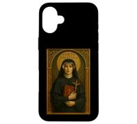 Roman Catholic Icon of St Faustina Kowalska Case for iPhone 16 Plus