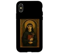 Roman Catholic Icon of St Faustina Kowalska Case for iPhone X/XS