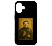 Roman Catholic Icon of St John Bosco Case for iPhone 16