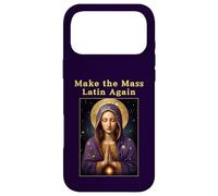Roman Catholic Make the Mass Latin Again Virgin Mary Case for iPhone 17 Pro Max
