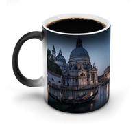 Roman Catholic Santa Maria Salute Venice Italy Coffee Mug Personalised Color Changing Mug Heat Sensitive Coffee Tea Cup for Women Men