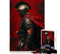Roman Centurion Artwork 1000 Pieces Jigsaw Puzzles for Adults Memory Gain Calm Mind Design Assembly Creative Gift (38x52cm)